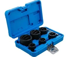 Bgs Technic Specialus galvučių rinkinys / sraigtiniai ištraukikliai – CR-MO spiralinis – 1/2" + 3/4" | 22–41 mm | 6 vnt. (5268)