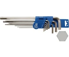 Bgs Technic Specialus L tipo raktų rinkinys | Hex šešiakampis 1,5 - 10 mm | 9 vnt. (8512)