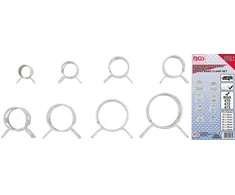 Bgs Technic Spyruoklinių žarnų sąvaržų asortimentas | 80 vnt. (9475)