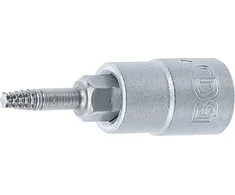 Bgs Technic Sraigtinis ištraukimo antgalis | 6,3 mm (1/4") | pažeistam T-Star (Torx) T10 (7098-T10) (Pažeista pakuotė)