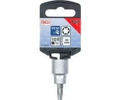 Bgs Technic Sraigtinis ištraukimo antgalis | 10 mm (3/8") | pažeistam T-Star (Torx) T27 (7098-T27) (Pažeista pakuotė)