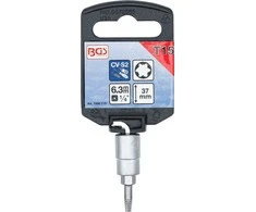 Bgs Technic Sraigtinis ištraukimo antgalis | 6,3 mm (1/4") | pažeistam T-Star (Torx) T15 (7098-T15) (Pažeista pakuotė)