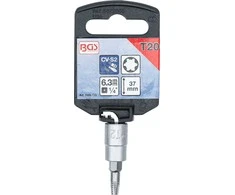 Bgs Technic Sraigtinis ištraukimo antgalis | 6,3 mm (1/4") | pažeistam T-Star (Torx) T20 (7098-T20) (Pažeista pakuotė)
