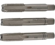 Bgs Technic Sriegikliai | pirmas / vidurinis / galutinis sriegimas | M14 x 2.0 | 3 vnt. (927)