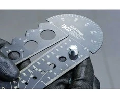 Bgs Technic Sriegio žingsnio matuoklis ir sriegio šablonas | Metrinis | M3 - M20, 0,5 - 13,00 mm (74247)