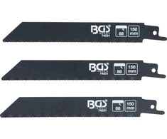 Bgs Technic Stūmoklinio pjūklo diskų rinkinys | metalui | BGS 7367 | 3 vnt. (74531)
