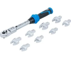 Bgs Technic Sukimo momento veržliarakčio rinkinys | dinamometras | 6.3 mm (1/4") | 6 - 30 Nm | 10 vnt. (7192)