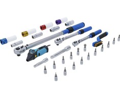 Bgs Technic Sukimo momento veržliarakčių rinkinys | 6,3 mm (1/4"), 10 mm (3/8"), 12,5 mm (1/2") | 31 vnt. (74305)