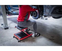 Bgs Technic Sulankstomas auto serviso gultas / kėdutė | 6 ratukai (90103)