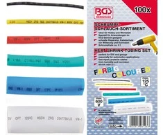 Bgs Technic Susitraukiančių žarnelių asortimentas | spalvotos | 100 vnt. (8123)