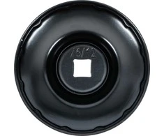 Bgs Technic Tepalo filtro galvutė | 12 kampų | Ø 76 mm | Fiat, Mercedes-Benz, Renault (1039-76-12)