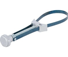 Bgs Technic Tepalo filtro raktas juostinis | spyruoklinė plieninė juosta | lietas aliuminis | Ø maks. 155 mm (1027)