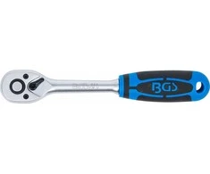 Bgs Technic Terkšlinis raktas reversinis | tiesus smulki eiga | 10 mm (3/8") (681)