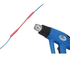 Bgs Technic Termoizoliacinė žarnelė (kembrikas) raudona | dėžutė | Ø 5 mm | 6 m (6848-1)