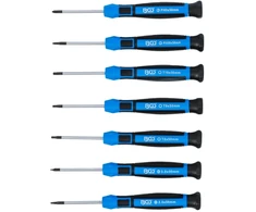 Bgs Technic Tiksliųjų atsuktuvų rinkinys | PH00 - PH0 / slot SL 2.5 - 3.0 mm / T8 - T9 - T10 | 7 vnt (4881)