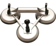 Bgs Technic Trigubas prisisiurbiantis kėliklis | aliuminis | Ø 115 mm (7996)