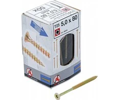 Bgs Technic Tvirtinimo varžtai galvanizuoti | T-Star T25 | 5.0 x 80 mm | 50 vnt. (88009)