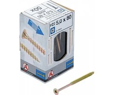 Bgs Technic Tvirtinimo varžtai PZ2 | 5.0 x 80 mm | galvanizuoti | su daliniu sriegiu | 50 vnt. (88049)