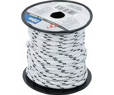 Bgs Technic Universali virvė | 3 mm x 20 m | juoda / balta (80808)