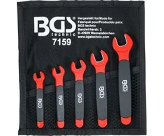 Bgs Technic VDE atvirų raktų rinkinys | 7 - 14 mm | 5 vnt. (7159)