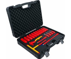Bgs Technic VDE galvučių ir įrankių rinkinys | 10 mm (3/8") | 7 - 22 mm | 19 vnt. (7137)
