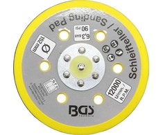 Bgs Technic Velcro padas | su skylėmis | BGS 3290, 8688 | Ø 152 mm (8688-23)