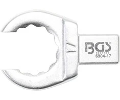 Bgs Technic Veržliaraktis įstatomas kilpinis | atviras tipas | 17 mm (6904-17)