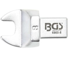 Bgs Technic Veržliaraktis įstatomas plokščias | atviras tipas | 8 mm (6900-8)