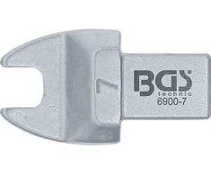 Bgs Technic Veržliaraktis įstatomas plokščias | atviras tipas | 7 mm (6900-7)