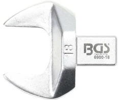 Bgs Technic Veržliaraktis įstatomas plokščias | atviras tipas | 18 mm (6900-18)