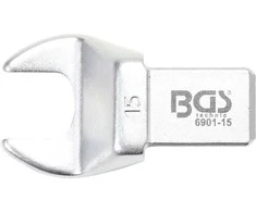Bgs Technic Veržliaraktis įstatomas plokščias | atviras tipas | 15 mm (6901-15)