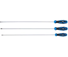 Bgs Technic Ypač ilgų atsuktuvų rinkinys | SL 6 mm / PH2 / Torx T15 | 450 mm | 3 vnt. (74738)
