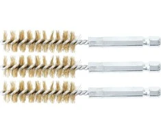 Bgs Technic Žalvariniai šepečiai vamzdeliams | 14 mm | 6,3 mm (1/4") | 3 vnt. (3078-14-M)