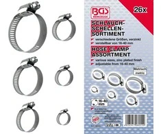 Bgs Technic Žarnų sąvaržų asortimentas | 26 vnt. (8055)