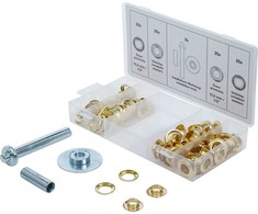 Bgs Technic Žiedelių/kniedžių įstatymo (audinio, odos) rinkinys | 103 vnt. (8111)