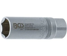 Bgs Technic Žvakinė galvutė šešiakampė | 12,5 mm (1/2") | 16 mm (2401)