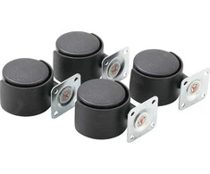 Bgs Technic Dvigubi pasukami ratukai | Ø 40 mm | 4 vnt. (80332)