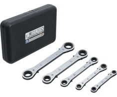 Bgs Technic Dvipusiai terkšliniai veržliarakčiai | su reversu | 6 x 8-19 x 22 mm | 5 vnt. (1450)