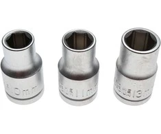 Bgs Technic Galvučių rinkinys | 12,5 mm (1/2") | 10 - 11 - 13 mm | 3 vnt. (15123)