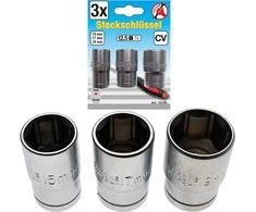 Bgs Technic Galvučių rinkinys | 12,5 mm (1/2") | 15 - 17 - 19 mm | 3 vnt. (15125)
