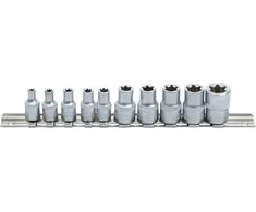 Bgs Technic Galvučių rinkinys E-Tipas | 6,3 mm (1/4") / 10 mm (3/8") | E4 - E16 | 10 vnt. (9548)