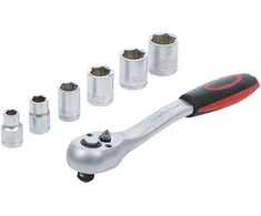 Bgs Technic Galvučių rinkinys su terkšle | 10 mm (3/8") | 8-19 mm | 7 vnt. (15112)