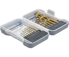 Grąžtas Bgs Technic Grąžtų rinkinys | HSS | titano nitridas | 1.5 - 10 mm | 15 vnt. (50815)