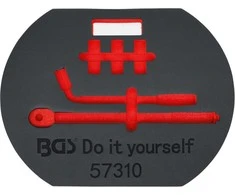 Bgs Technic Įrankių dėklas | tuščias | skirtas BGS 57310 (57310-1)