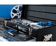 Bgs Technic Įrankių rinkinys su metaline dėže | VDE | 3 stalčiai | 147 įrankiai (3350)