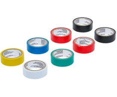Izoliacinių įvairiaspalvių juostų rinkinys 18 mm x 3 m | 8 vnt (80838)