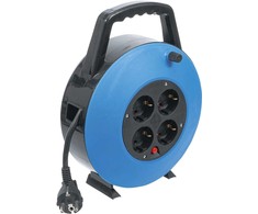 Bgs Technic Kabelinė ritė 10 m | 3 x 1.5 mm² | 4 lizdai | IP 20 | 3000 W (3363)