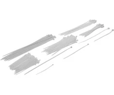 Bgs Technic Kabelių dirželių asortimentas | balti | 100 x 300 mm | 250 vnt. (80778)