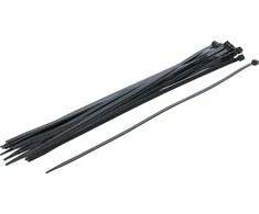 Bgs Technic Kabelių jungčių asortimentas | juodi | 7,6 x 500 mm | 20 vnt. (80879)