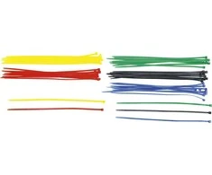 Bgs Technic Kabelių jungčių asortimentas | spalvoti | 4.8 x 300 mm | 50 vnt. (80771)